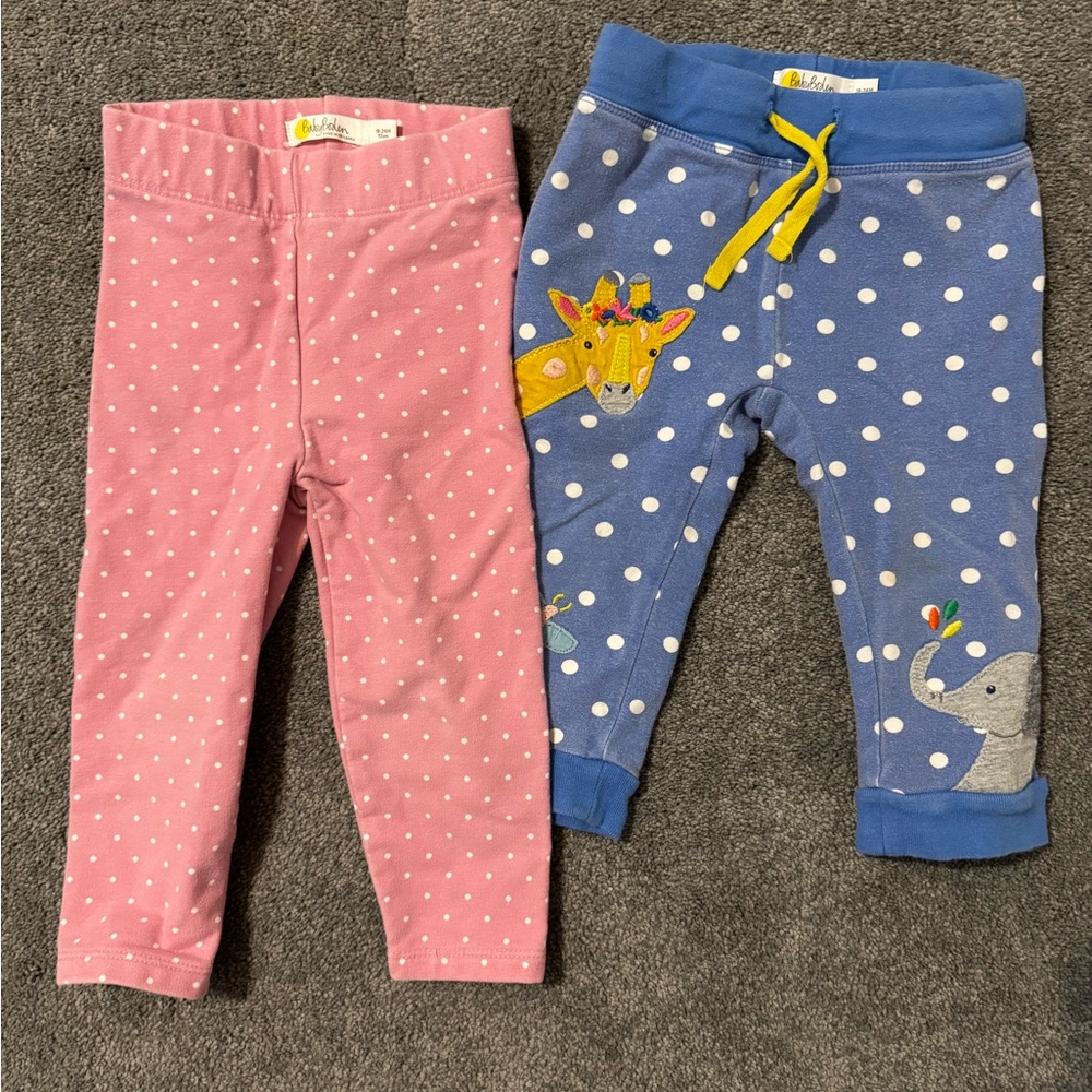 Mini Boden Polka Dot Pant Set (18-24 mos)